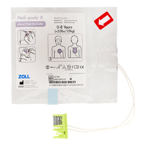ZOLL Pedi-padz II electrodos pediátricos
