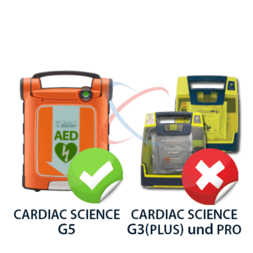 Cardiac Science Powerheart G5 electrodos adulto
