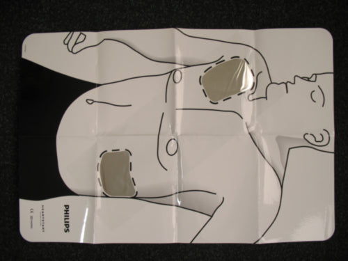 Philips Heartstart FRx electrodos entrenamiento Smart II